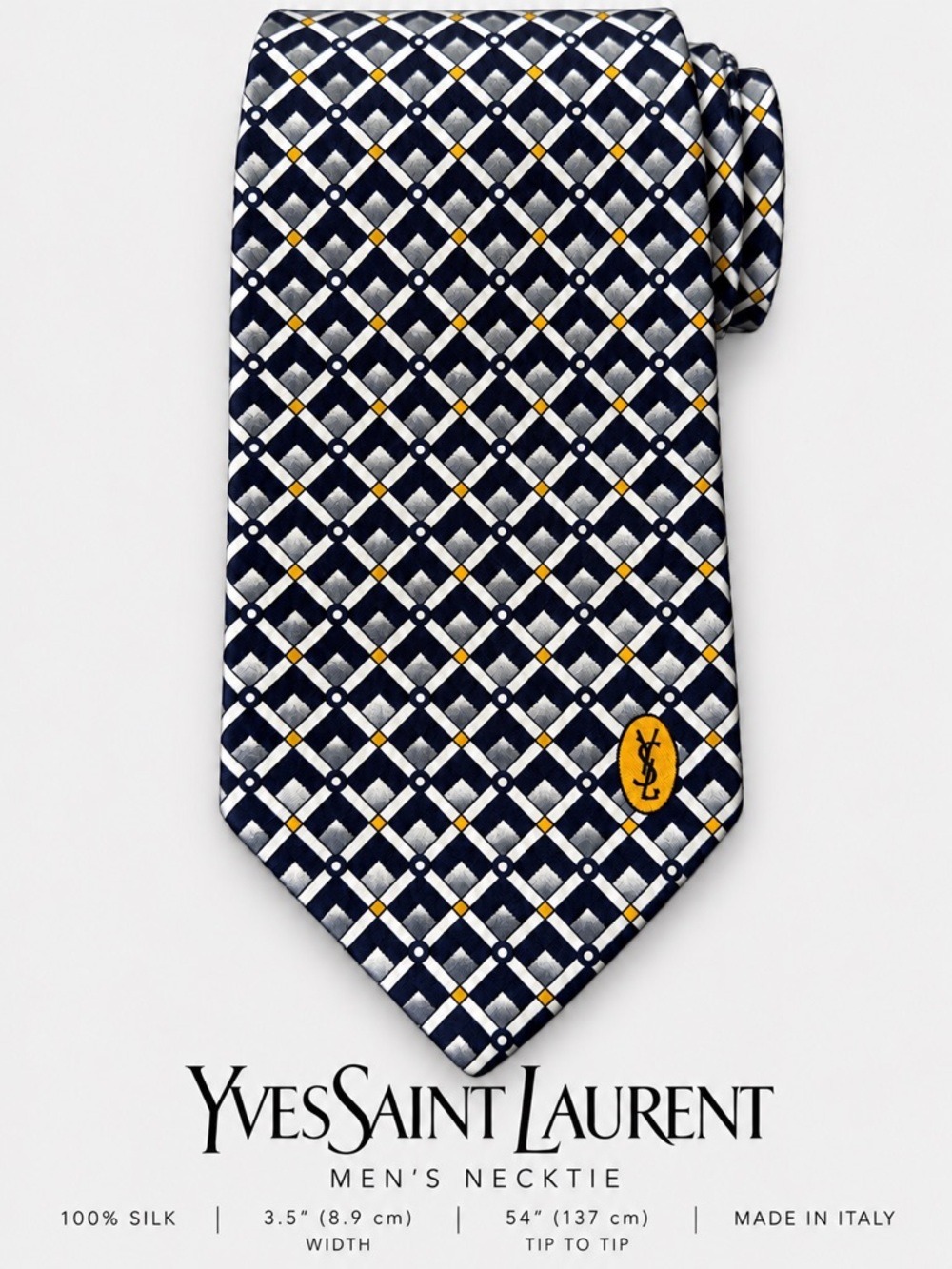 Yves Saint Laurent Vintage Silk Necktie